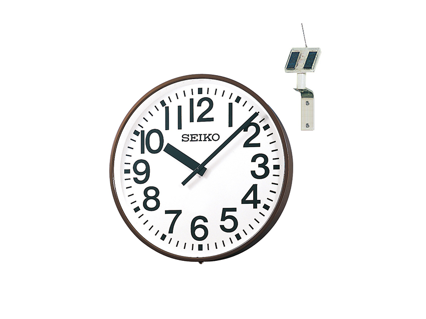 Solar-Powered Wall Clock（Outdoor/Rainproof）