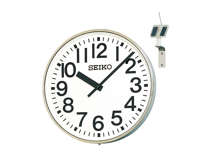 Solar-Powered Wall Clock（Outdoor/Rainproof）