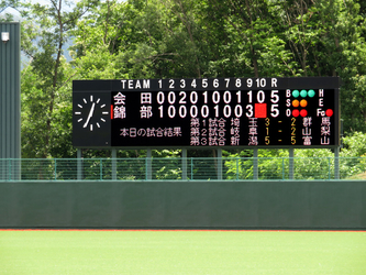 松本市四賀球場（信州グリーンローズスタジアム四賀）